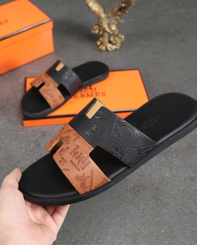HERMES Men's  slippers