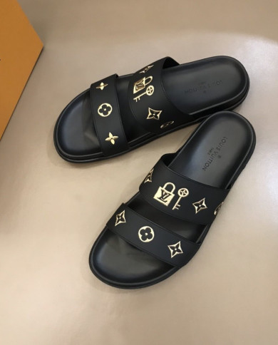 Louis  Vuitton  Men slippers