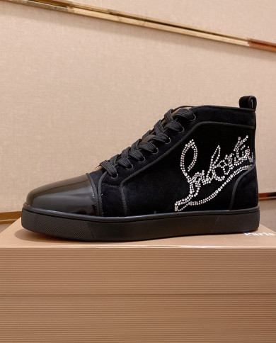 Christian Louboutin high cut boots fashion
