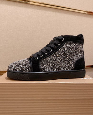 Christian Louboutin high cut boots fashion