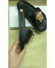 Versace Men's leather slippers