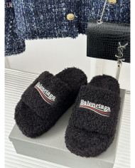 Balenciaga  Lady Teddy Mao Mao slippers