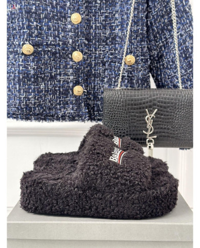 Balenciaga  Lady Teddy Mao Mao slippers