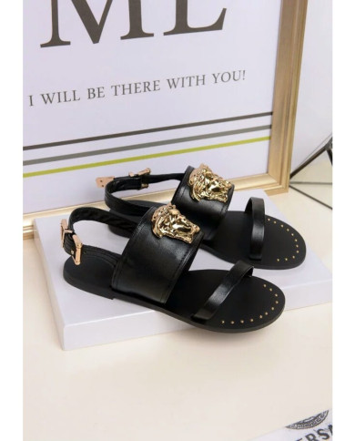 Versace Women's leather sandals