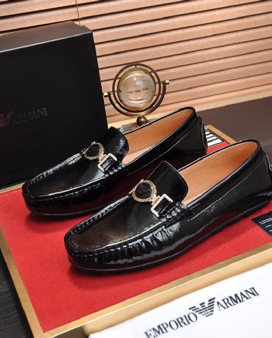 Armani bean shoes