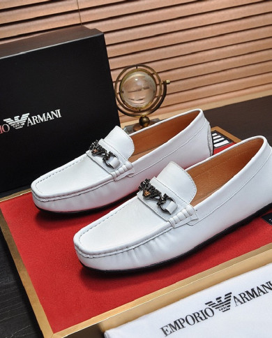 Armani bean shoes