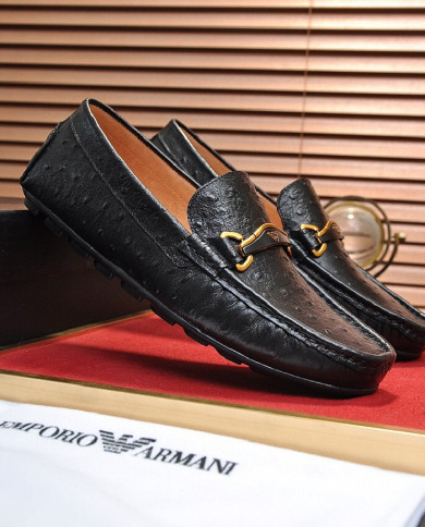 Armani bean shoes
