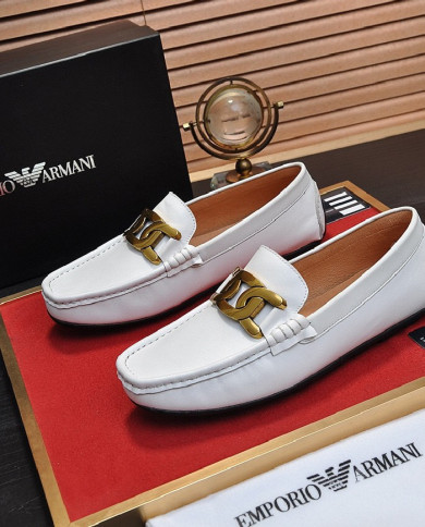 Armani bean shoes