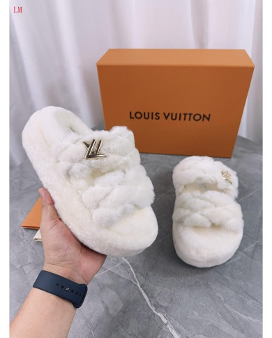 louis vuitton Wool Slippers