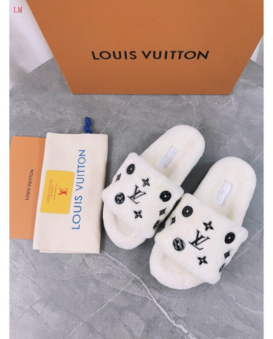 louis vuitton Wool Slippers