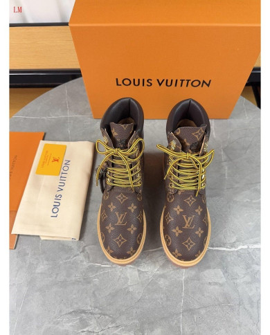 louis vuitton couple style High boots