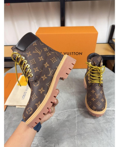 louis vuitton couple style High boots