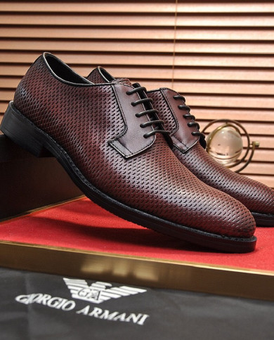 Armani leather shoes