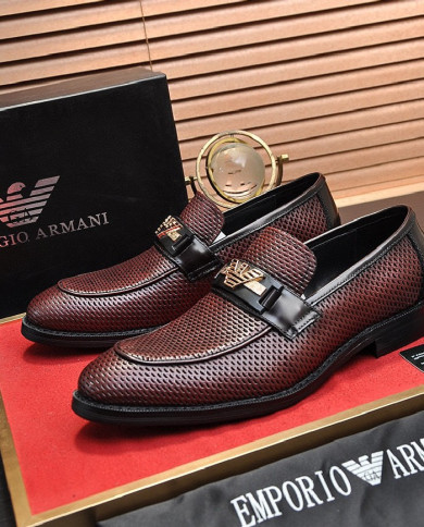 Armani leather shoes