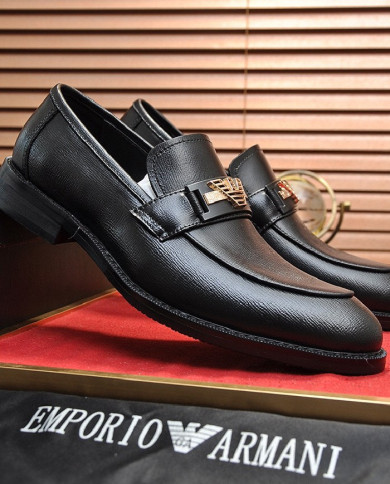 Armani leather shoes