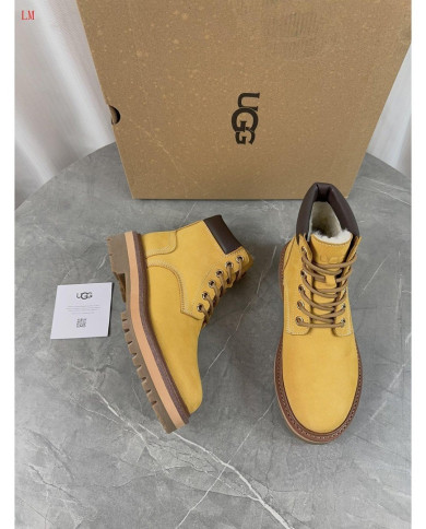 ugg  Frosted waterproof cowhide high boots