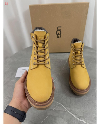 ugg  Frosted waterproof cowhide high boots