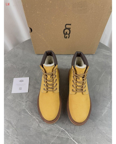 ugg  Frosted waterproof cowhide high boots