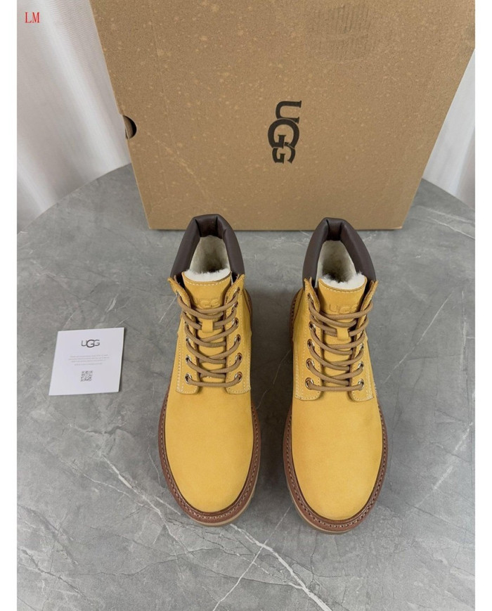 ugg  Frosted waterproof cowhide high boots