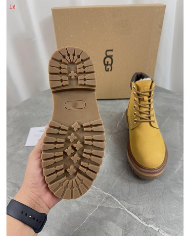 ugg  Frosted waterproof cowhide high boots