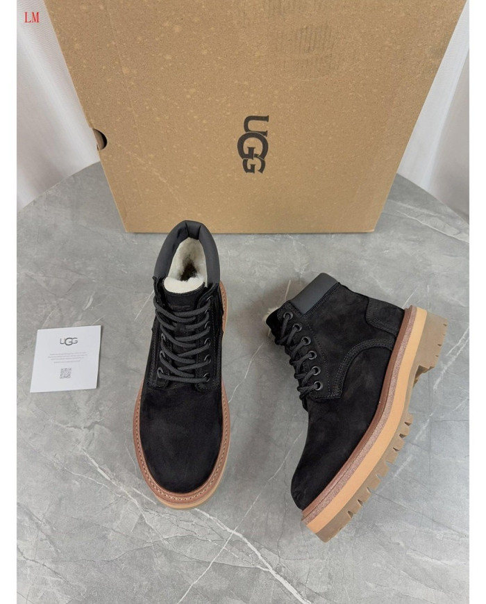 ugg  Frosted waterproof cowhide high boots