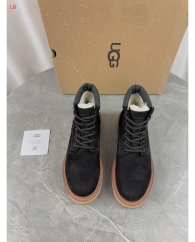 ugg  Frosted waterproof cowhide high boots