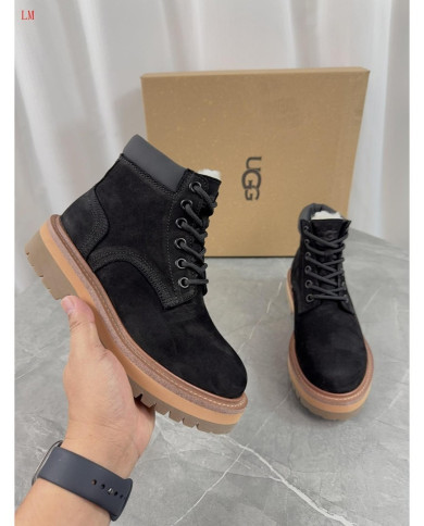 ugg  Frosted waterproof cowhide high boots