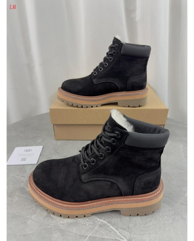 ugg  Frosted waterproof cowhide high boots