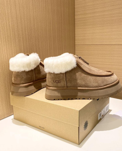 UGG Wool Lined Warm Short Boots  Stylish and Comfortable Winter Boots