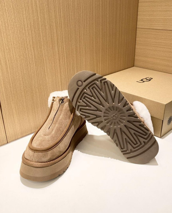 UGG Wool Lined Warm Short Boots  Stylish and Comfortable Winter Boots