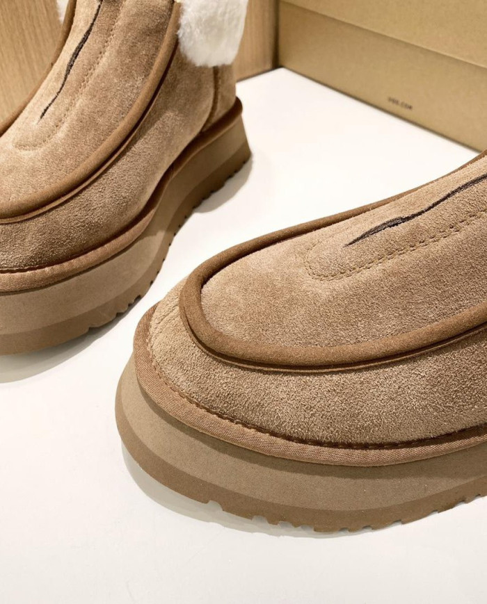 UGG Wool Lined Warm Short Boots  Stylish and Comfortable Winter Boots