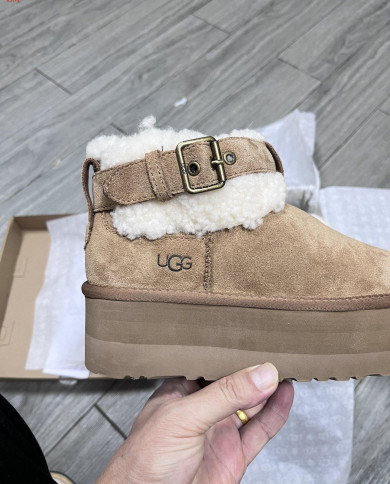 UGG Women's Fashion Snow Boots Comfortable and Warm Thick Sole Boots