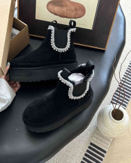 Winter Shearling Mid-Calf Warm Boots for Women