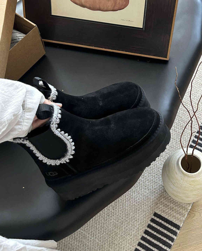 Winter Shearling Mid-Calf Warm Boots for Women