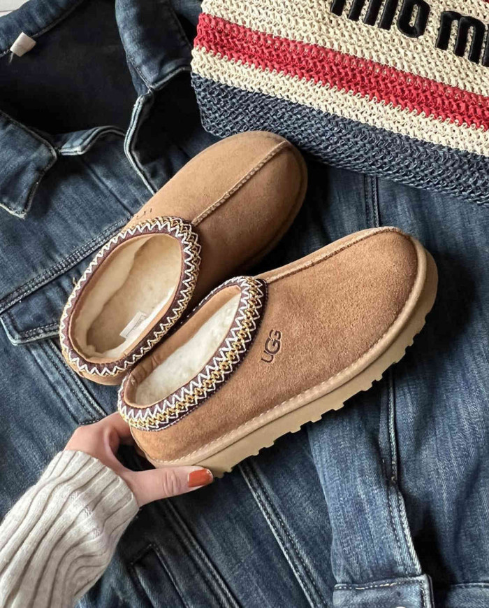 UGG Classic Shearling Lined Moccasin Slippers