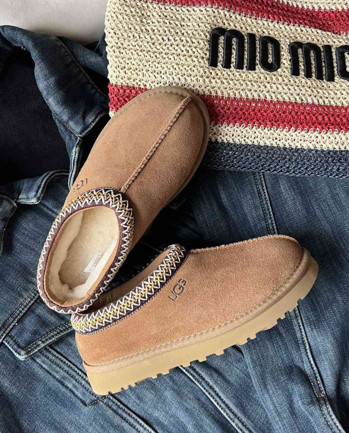 UGG Classic Shearling Lined Moccasin Slippers
