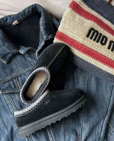 UGG Classic Shearling Lined Moccasin Slippers