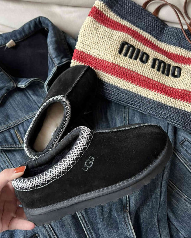 UGG Classic Shearling Lined Moccasin Slippers