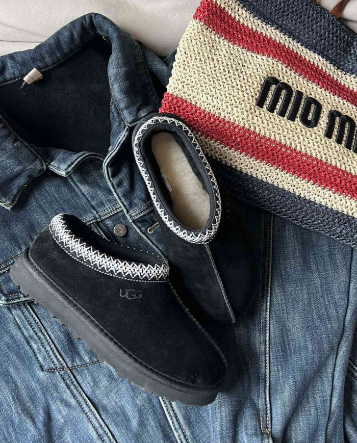 UGG Classic Shearling Lined Moccasin Slippers