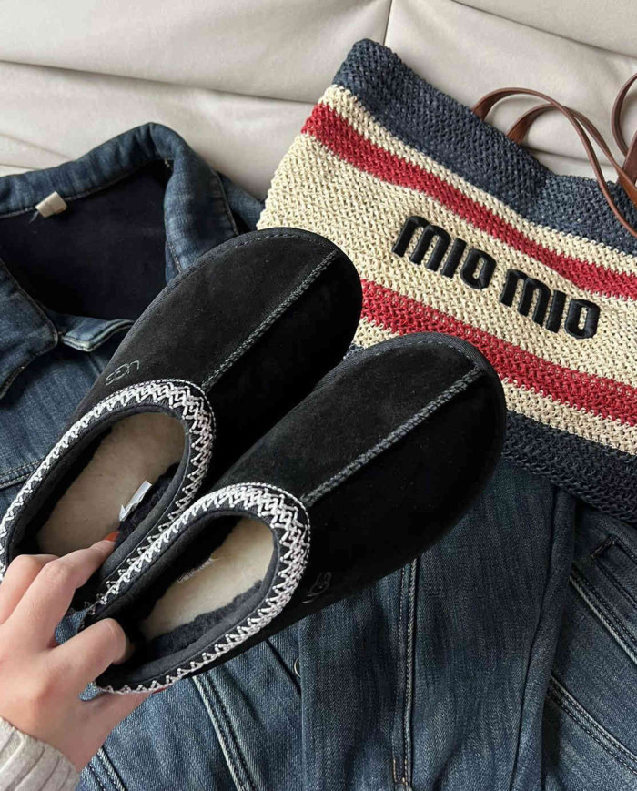 UGG Classic Shearling Lined Moccasin Slippers