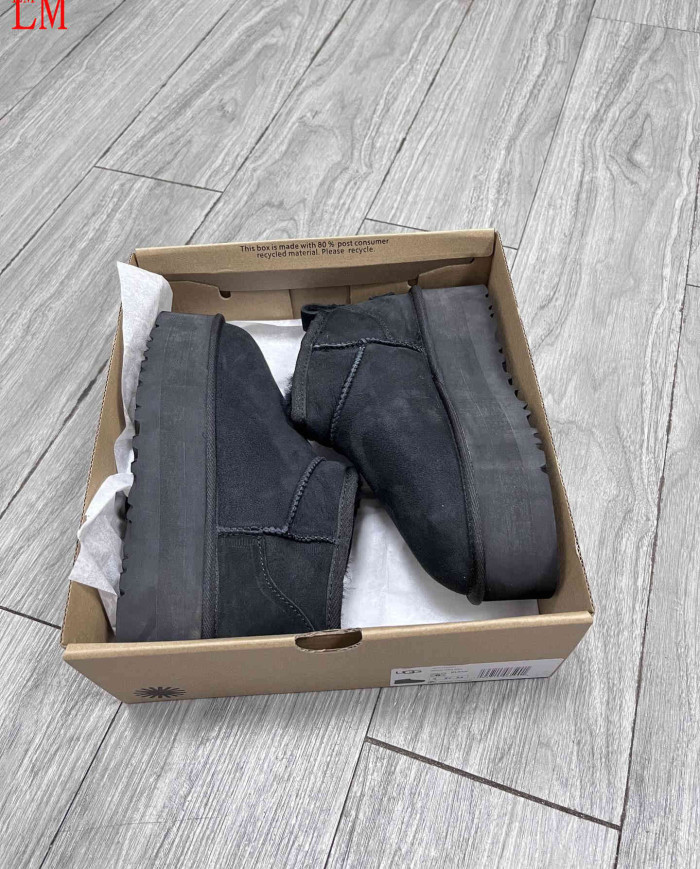 UGG Warm Shearling Ankle Boots Anti-Slip Winter Shoes