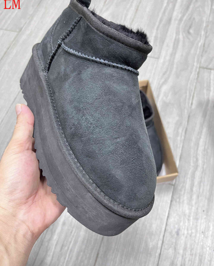 UGG Warm Shearling Ankle Boots Anti-Slip Winter Shoes