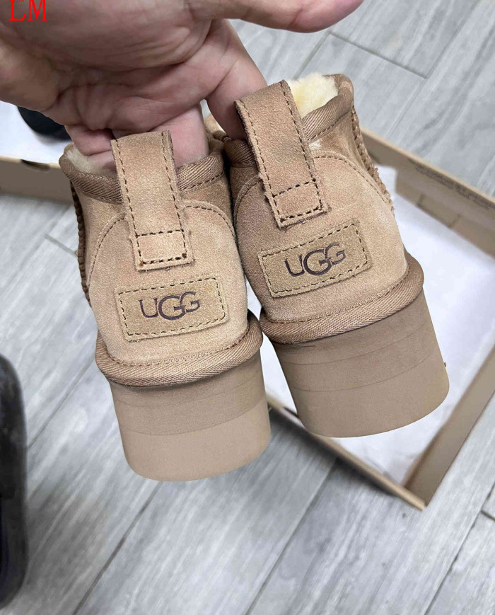 UGG Warm Shearling Ankle Boots Anti-Slip Winter Shoes