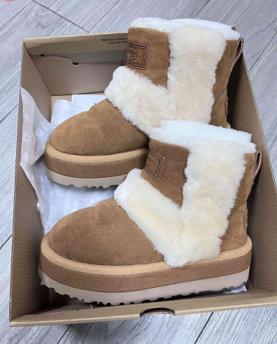 UGG Women’s Shearling Lined Mid-Calf Snow Boots
