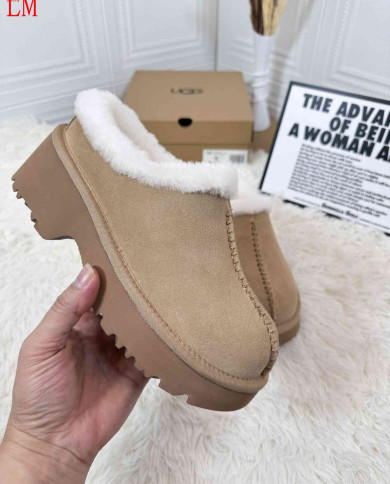 UGG Winter Warm Shearling Ankle Boots for Women Anti-Slip Casual Shoes