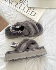 UGG Women’s Shearling Slippers Outdoor Warm Platform Slides