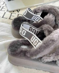 UGG Women’s Shearling Slippers Outdoor Warm Platform Slides