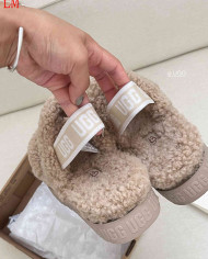 UGG Fleece Lined Warm Slippers for Women Winter Indoor Thick Sole Sandals