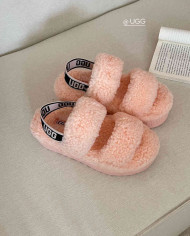 UGG Fleece Lined Warm Slippers for Women Winter Indoor Thick Sole Sandals