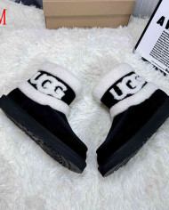 UGG Thick Plush Mid-Calf Snow Boots Women's Comfy Platform Winter Shoes